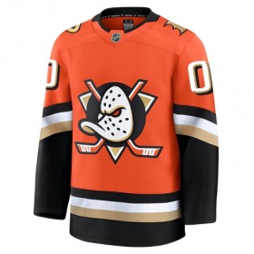 Maillot de Hockey Anaheim Ducks Personnaliser Fanatics Premium 2024-25 Orange Domicile - Homme